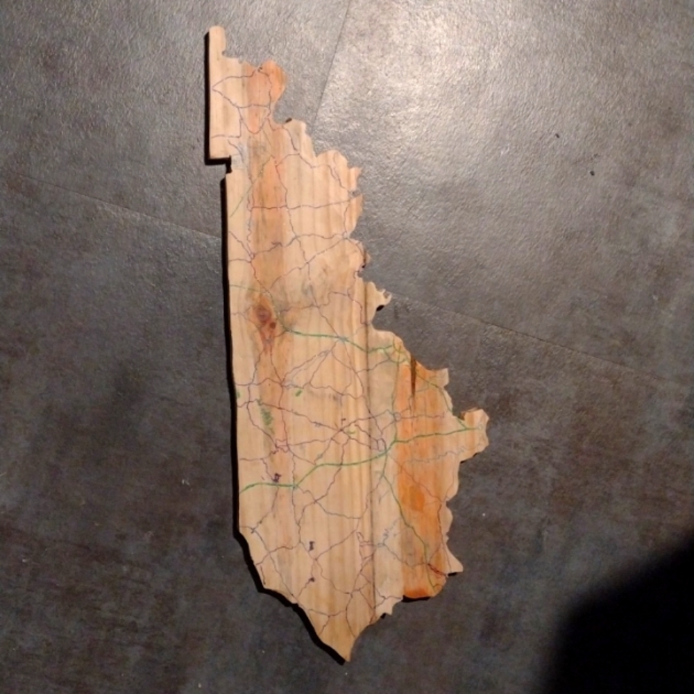 State of Kentucky Wooden Wall Decor
